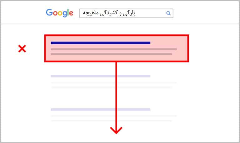 نتیجه خاص جست و جو در گوگل